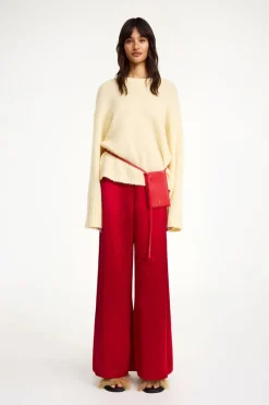 By Malene Birger Designer|Broeken & Leggings^Dames broek rood
