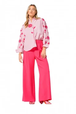 Caroline Biss Modern Classics|Broeken & Leggings^Dames broek rose