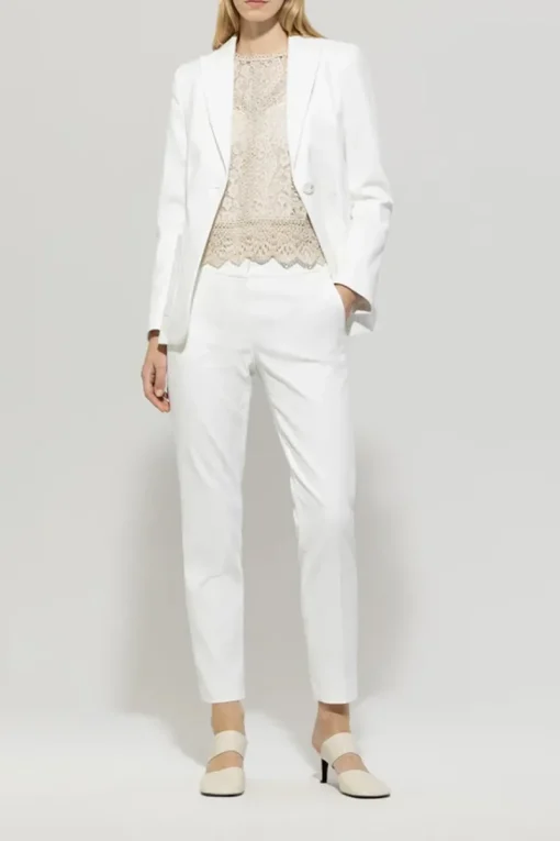 Luisa Cerano Modern Classics|Broeken & Leggings^Dames broek wit