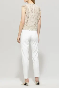 Luisa Cerano Modern Classics|Broeken & Leggings^Dames broek wit
