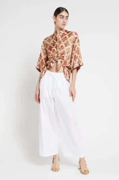 Otto d&qout;Ame Modern Classics|Broeken & Leggings^Dames broek wit