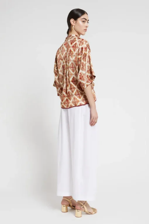 Otto d&qout;Ame Modern Classics|Broeken & Leggings^Dames broek wit