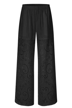 Second Female Jeans & Casuals|Broeken & Leggings^Dames broek zwart