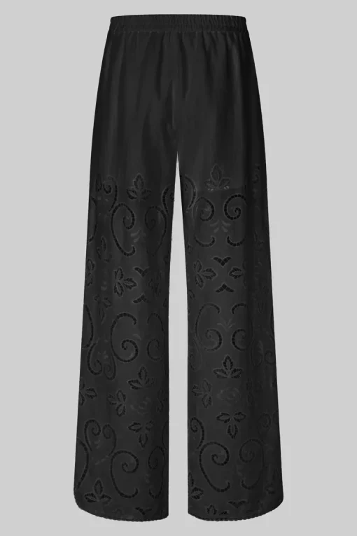 Second Female Jeans & Casuals|Broeken & Leggings^Dames broek zwart