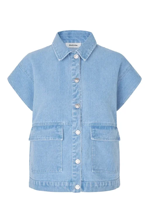 Modström Jeans & Casuals|Gilets^Dames gilet blauw