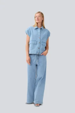 Modström Jeans & Casuals|Gilets^Dames gilet blauw
