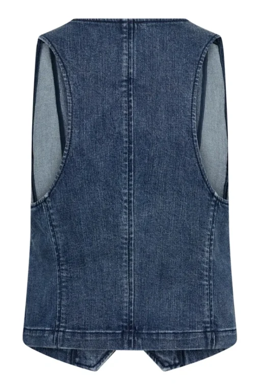 COPENHAGEN MUSE Outlet^Dames gilet blauw