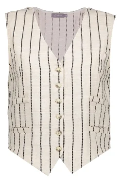 Geisha Jeans & Casuals|Gilets^Dames gilet bruin
