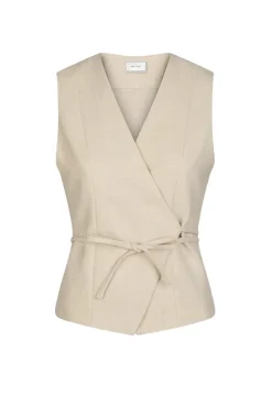 Neo Noir Jeans & Casuals|Gilets^Dames gilet bruin