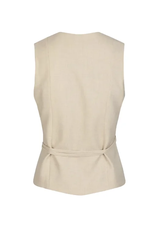 Neo Noir Jeans & Casuals|Gilets^Dames gilet bruin