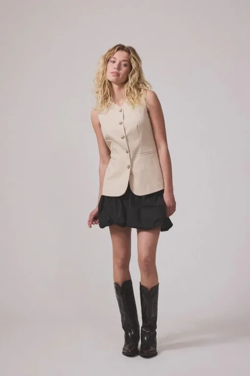 Modström Jeans & Casuals|Gilets^Dames gilet bruin