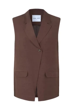 Samsøe Samsøe Jeans & Casuals|Gilets^Dames gilet bruin