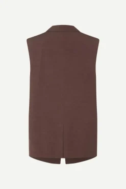 Samsøe Samsøe Jeans & Casuals|Gilets^Dames gilet bruin