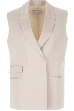 Calvin Klein Outlet^Dames gilet bruin