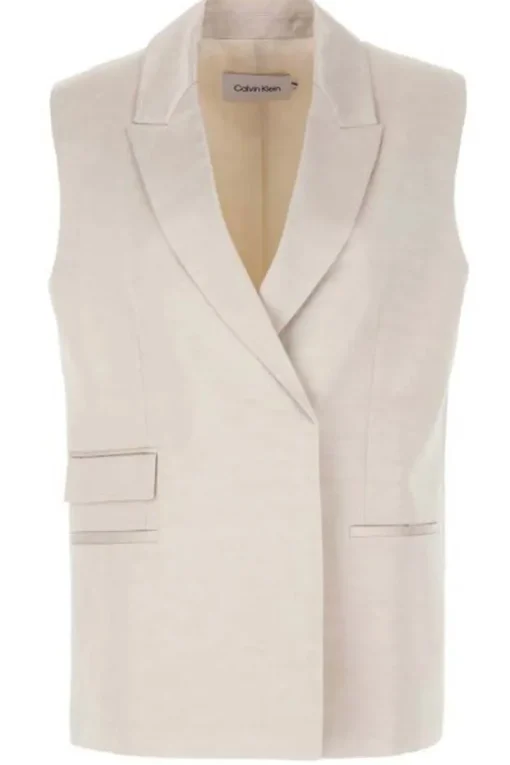 Calvin Klein Outlet^Dames gilet bruin