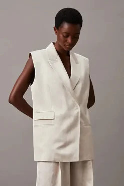 Calvin Klein Outlet^Dames gilet bruin