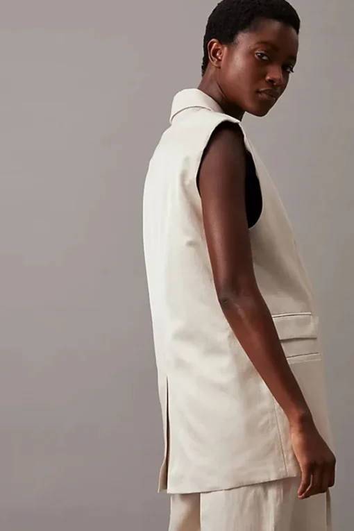 Calvin Klein Outlet^Dames gilet bruin