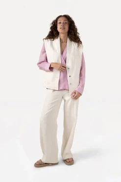 Another Label Outlet^Dames gilet ecru