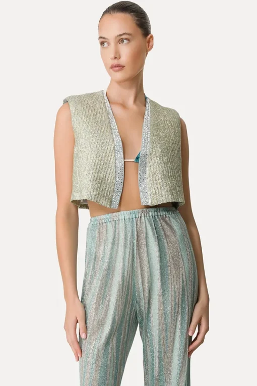 Forte Forte Designer^Dames gilet goud