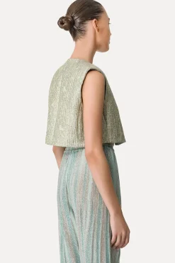 Forte Forte Designer^Dames gilet goud