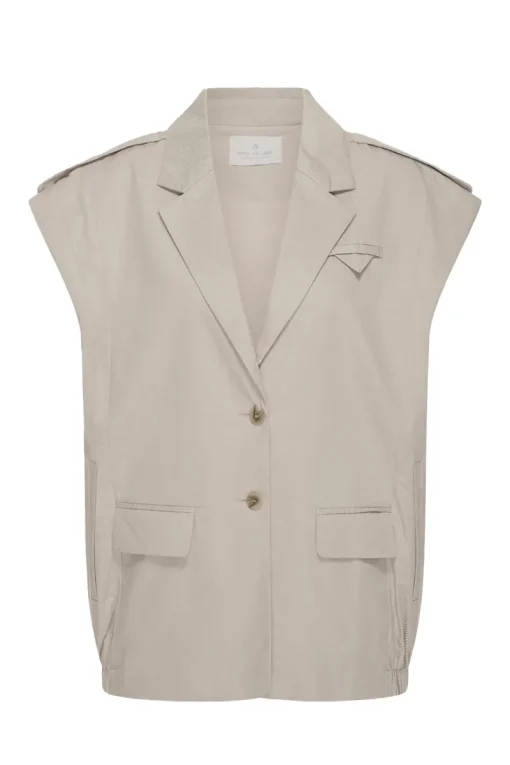 Aimee The Label Modern Classics|Gilets^Dames gilet grijs