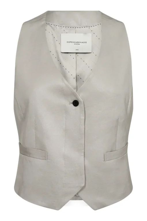 COPENHAGEN MUSE Outlet^Dames gilet zilver