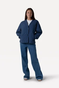 Another Label Jeans & Casuals|Jassen & Bodywarmers^Dames jas blauw