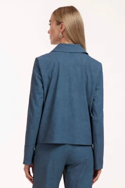 Studio Anneloes Jeans & Casuals|Jassen & Bodywarmers^Dames jas blauw