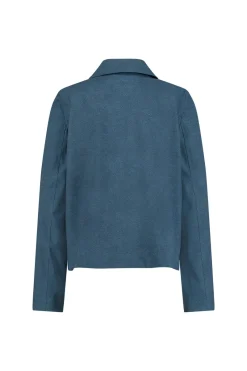 Studio Anneloes Jeans & Casuals|Jassen & Bodywarmers^Dames jas blauw