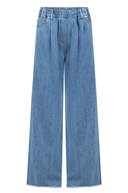 Knit-Ted Modern Classics|Broeken & Leggings^Dames jeans blauw