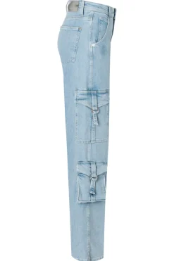 Cambio Outlet^Dames jeans blauw