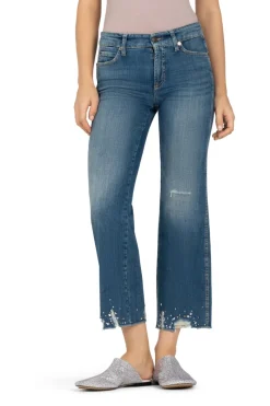 Cambio Outlet^Dames jeans blauw