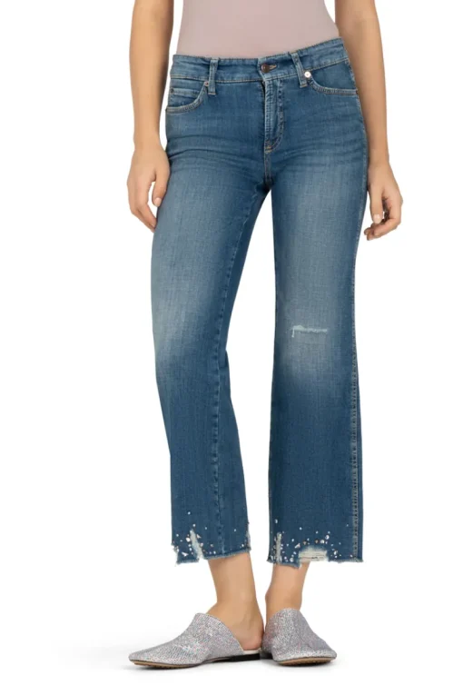 Cambio Outlet^Dames jeans blauw