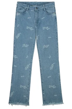 Olaf Hussein Outlet^Dames jeans blauw