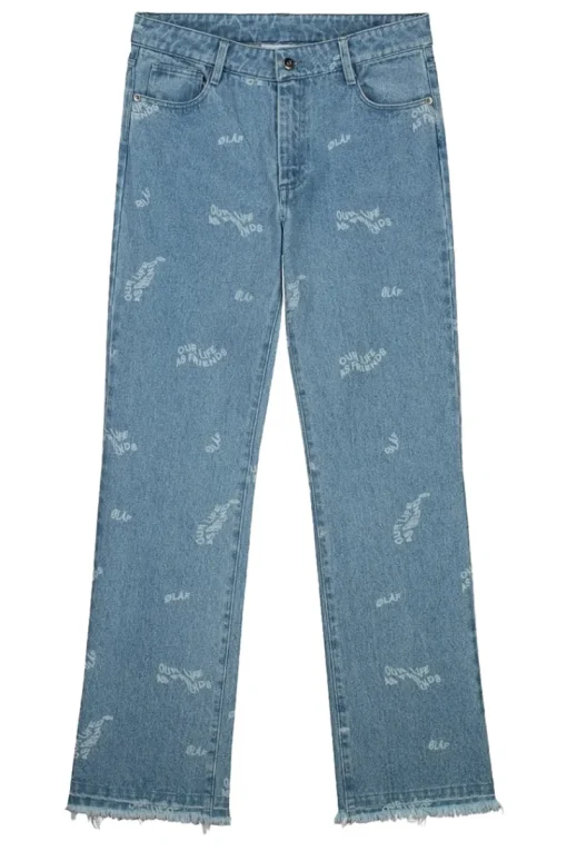 Olaf Hussein Outlet^Dames jeans blauw