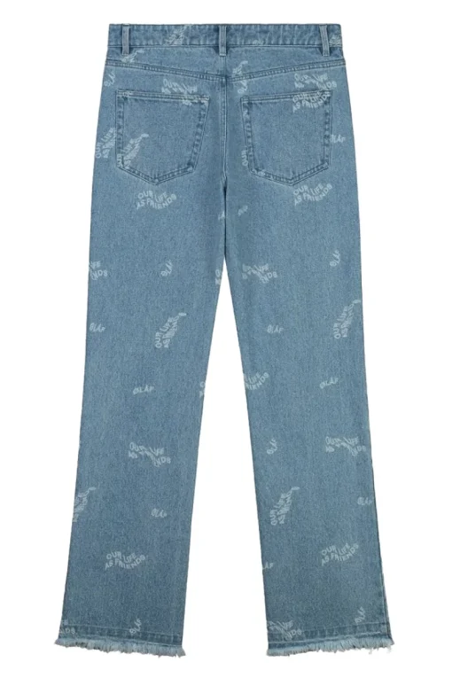 Olaf Hussein Outlet^Dames jeans blauw