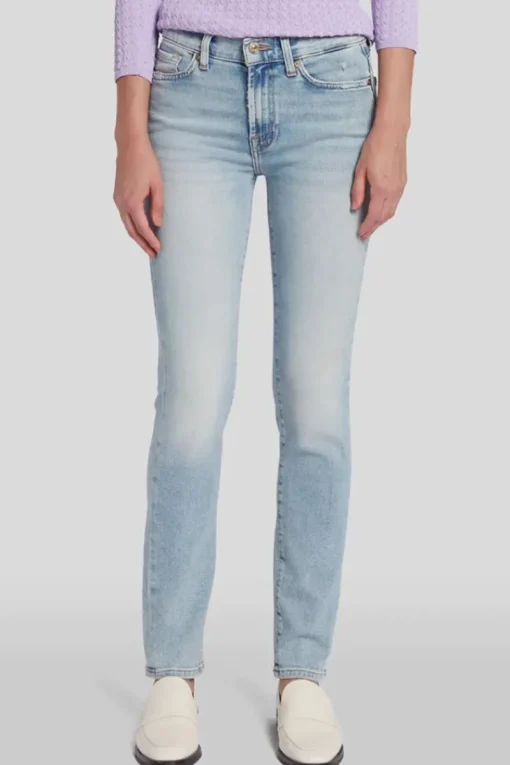 7 For All Mankind Outlet^Dames jeans blauw