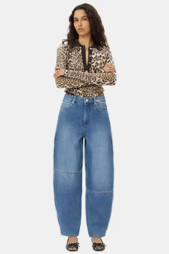 Ganni Designer|Broeken & Leggings^Dames jeans blauw