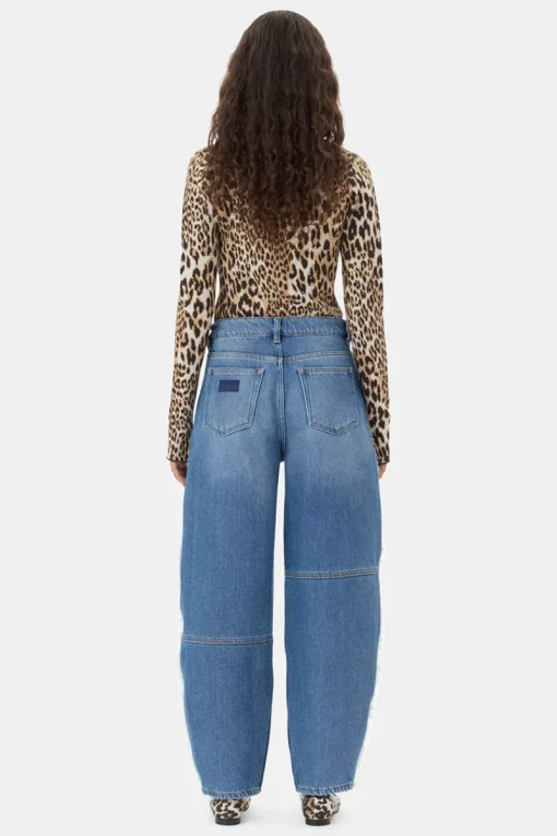 Ganni Designer|Broeken & Leggings^Dames jeans blauw