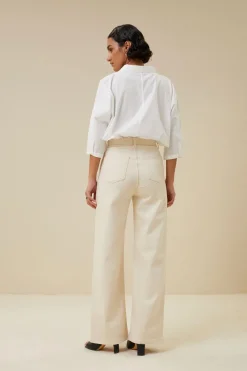 By Bar Jeans & Casuals|Broeken & Leggings^Dames jeans ecru