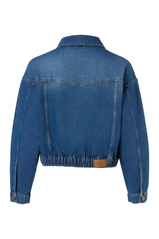Mart Visser Modern Classics|Jassen & Bodywarmers^Dames jeans jack blauw