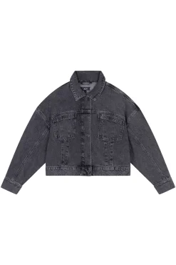 Alix the Label Jeans & Casuals|Jassen & Bodywarmers^Dames jeans jack grijs