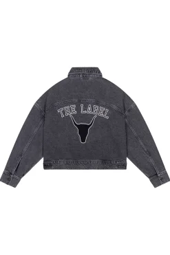 Alix the Label Jeans & Casuals|Jassen & Bodywarmers^Dames jeans jack grijs