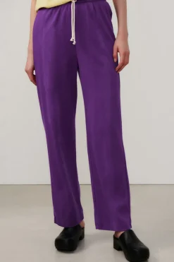 American Vintage Outlet^Dames joggingbroek paars