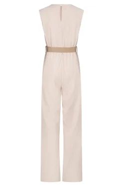 Esqualo Jeans & Casuals|Jumpsuits^Dames jumpsuit/tuinbroek bruin