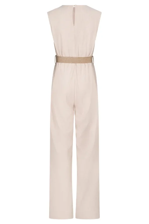 Esqualo Jeans & Casuals|Jumpsuits^Dames jumpsuit/tuinbroek bruin