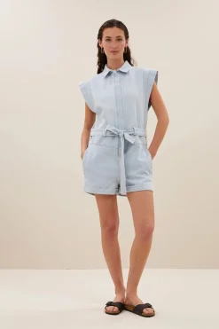 By Bar Jeans & Casuals|Jumpsuits^Dames jumpsuit/tuinbroek blauw