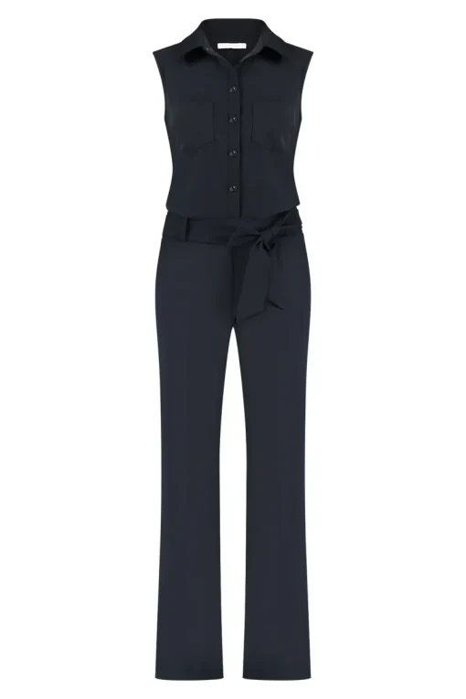 Studio Anneloes Jeans & Casuals|Jumpsuits^Dames jumpsuit/tuinbroek blauw