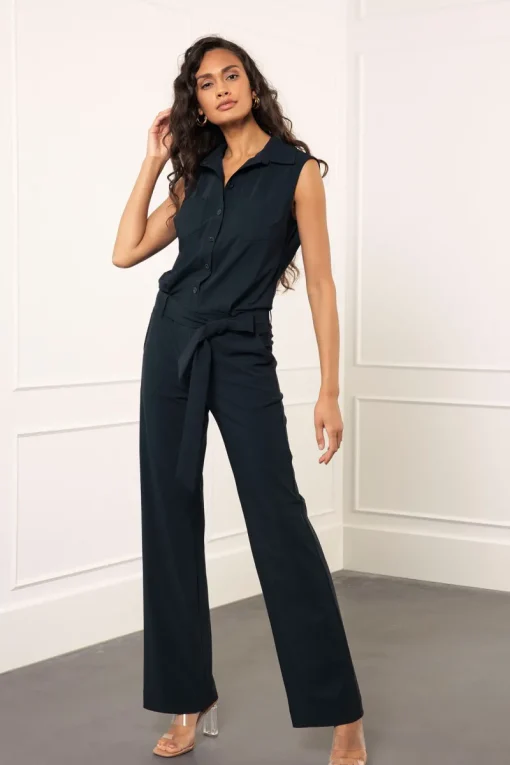 Studio Anneloes Jeans & Casuals|Jumpsuits^Dames jumpsuit/tuinbroek blauw