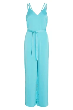 Vila Outlet^Dames jumpsuit/tuinbroek blauw